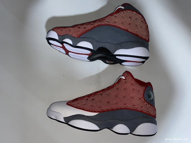 Air Jordan Red Grey Retro 13 414571-600 Gym Flint 0806